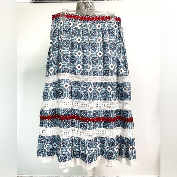 Anthropologie rinku linen blend skirt - Picture 2 of 6